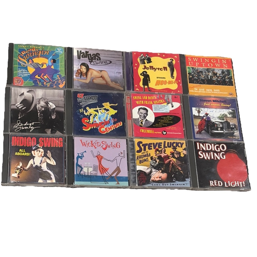 12 CD Lot Swing Orchestra Big Band Music, Indigo Swing, Sinatra, Wicked Swing Et